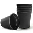 netuera Premium Black Plastic Nursery Plant Container Garden Planter