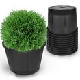 thumbnail image 1 of netuera Premium Black Plastic Nursery Plant Container Garden Planter Pots, 1 of 5