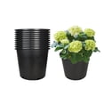 thumbnail image 1 of netuera Premium black plastic nursery plant container garden planter pots, 1 of 8