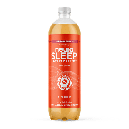 neuroSLEEP, Mellow Mango, Restful Sleep Beverage, 16.9oz (12 Pack)