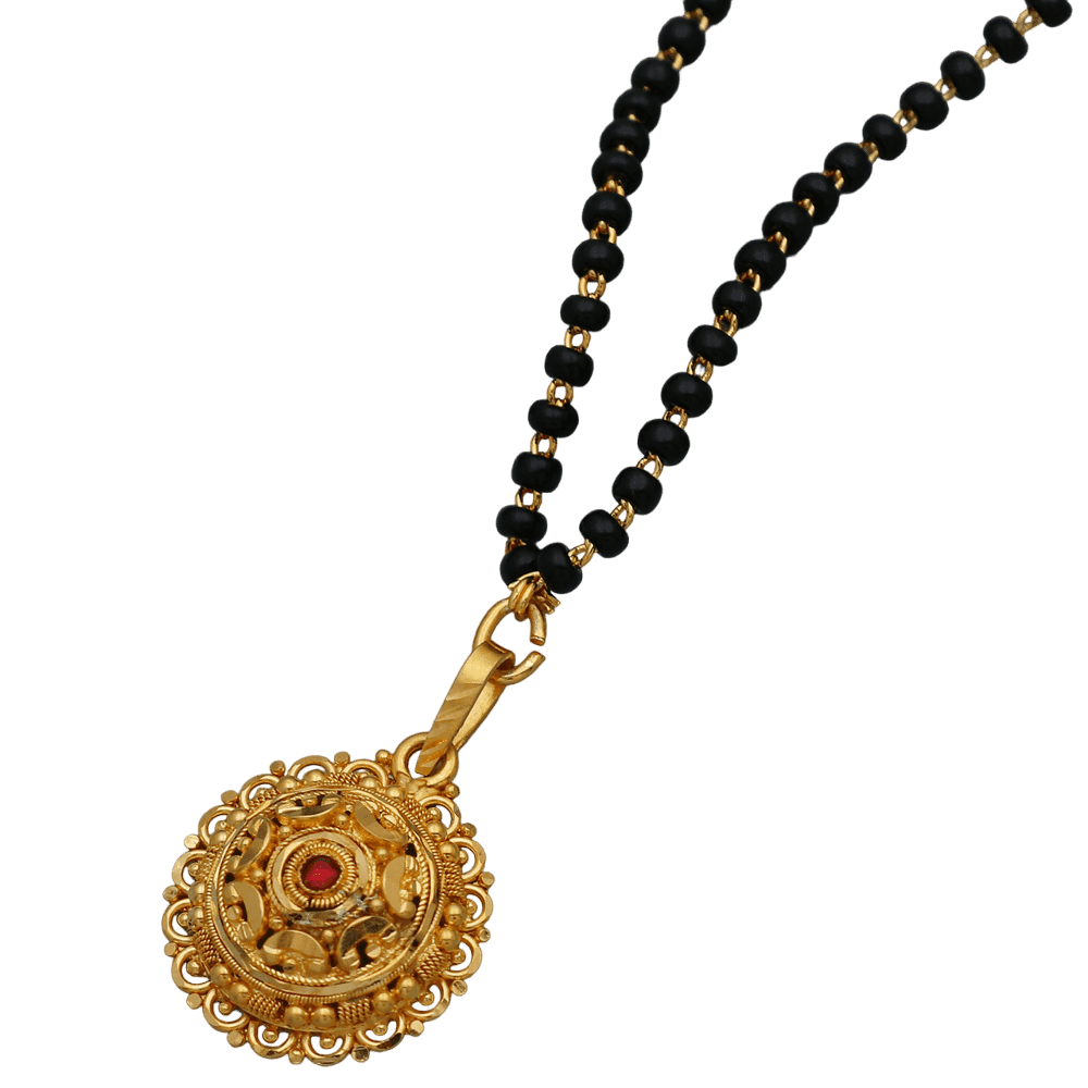 Siddhi Impex 22k Gold Mangalsutra Necklace, 2.7 cm Chain