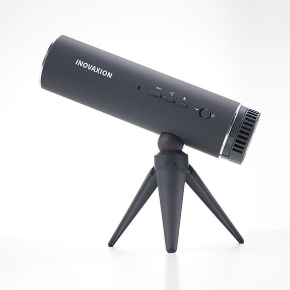 Inovaxion Ionic Hair Dryer, Detachable Magnetic Tripod Handle, Wall Mount, Powerful Airflow, Quiet Motor, Futuristic Design, Blue