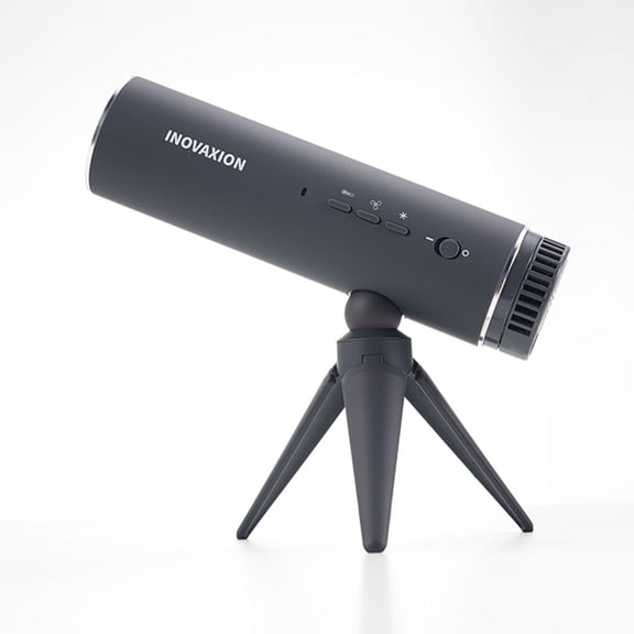 Inovaxion Professional Ionic Hair Dryer, Detachable Magnetic Tripod Handle, Wall Mount, Powerful Airflow, Quiet Motor, Futuristic Design, Blue