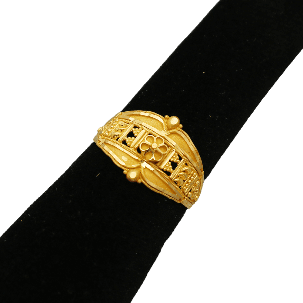 Siddhi Impex 22 Karat Seal Genuine Gold Anniversary Female Ring Size Us 5 Mummy Fashion Adult Jewelry