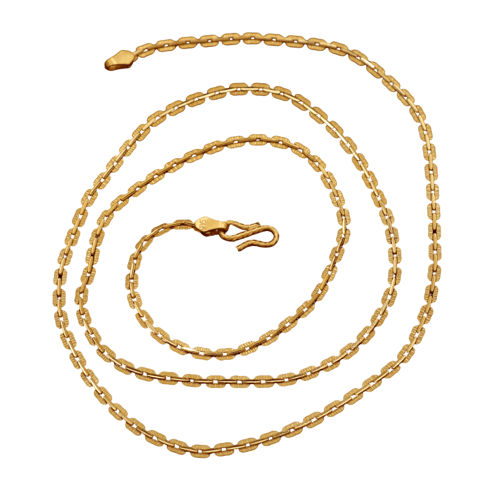 SIDDHI IMPEX 22k Gold 7-Inch Rope Necklace