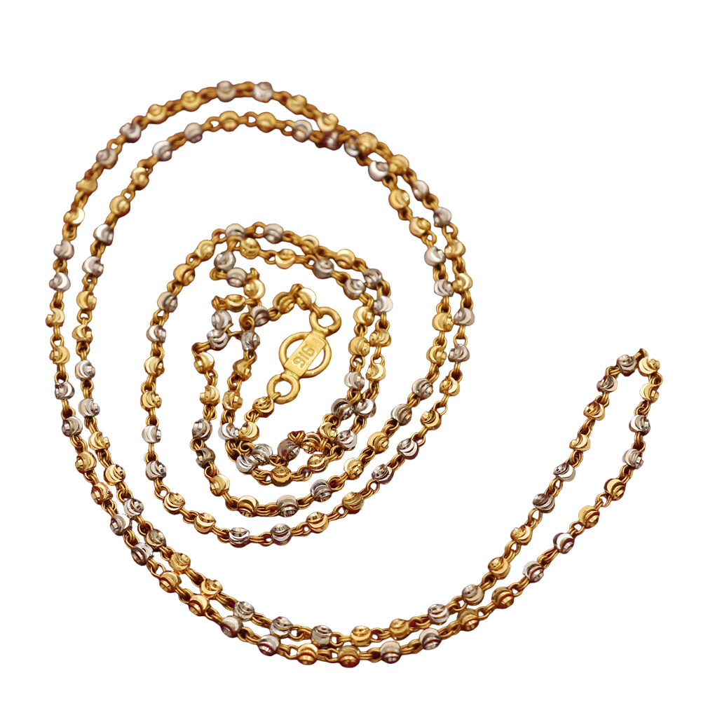 Siddhi Impex 22cts hallmark unique gold 9inch snake chain half sister for girlfriend Adult Jewelry