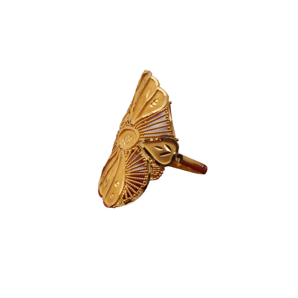 SIDDHI IMPEX new 22k stamp hallmark gold posie ring size us 13 great father discount jewelry