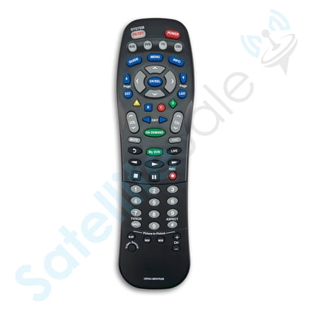 new 4-function cable universal remote control ur4u-mdvr2 aux, dvd, tv, cable box.