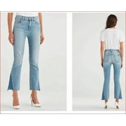 new 7 FOR ALL MAN KIND women jeans flared slim high waist AU8581594A sz W31 $229
