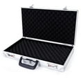 new Aluminum Framed Locking Gun Case Pistol HandGun Lock Box Hard