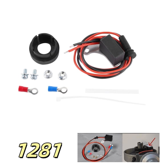 new For Ford V8 1281 Ignition Points-to-Electronic Conversion Kit Ignitor