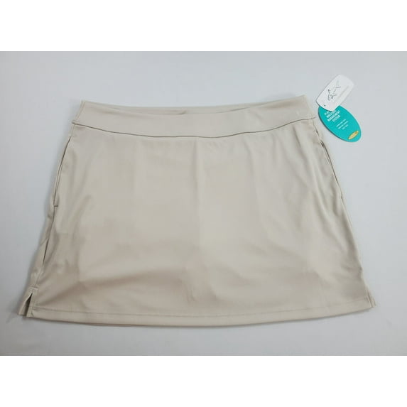 new GREG NORMAN women golf skirt shorts skorts Play Dry G2S23XTH102 snt L $69.95