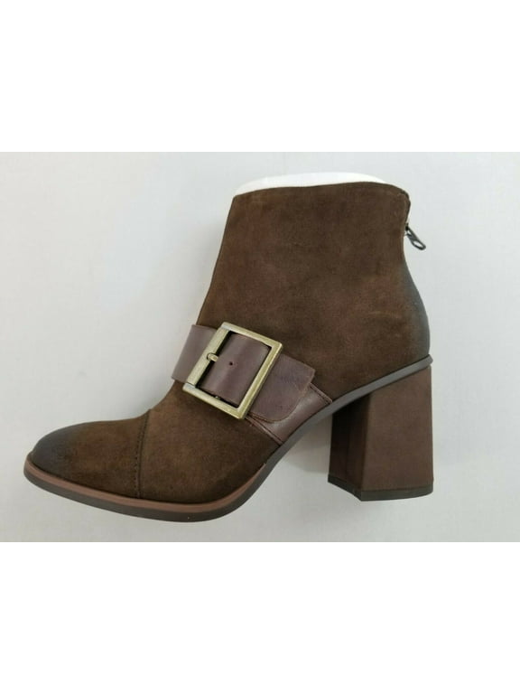 new KORKS women boots shoes leather Denon Q40923 CBHF17 sz 6 / 36.5 brown $100