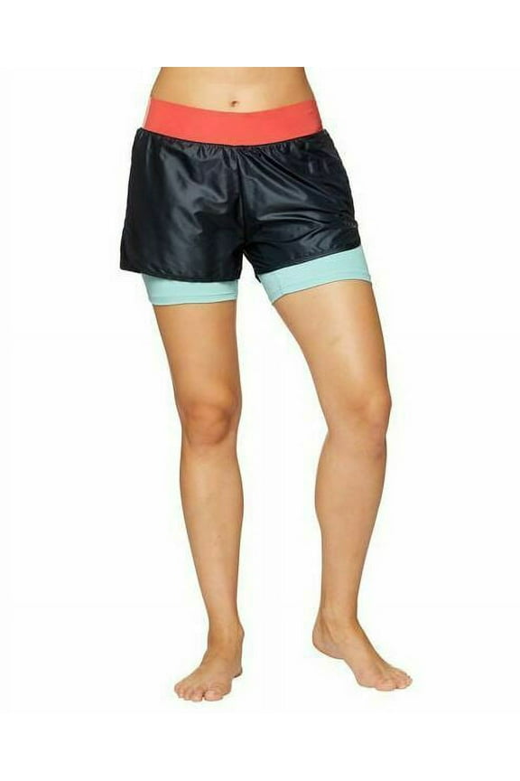 new Kari Traa women sport Sigrun shorts 622192 naval black pink blue sz XS $58