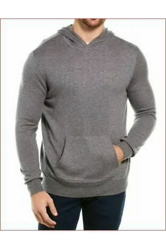 new MAGASCHONI men hoodie sweatshirt sweater hoodie wool GM90118M grey sz S $98