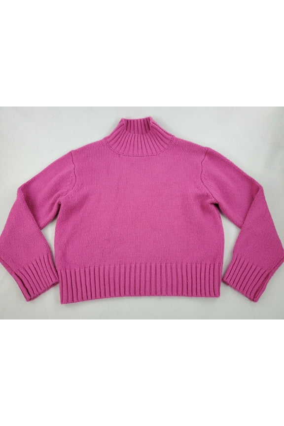 new MAGASCHONI women sweater G101186 pink magenta 5% wool sz L $78