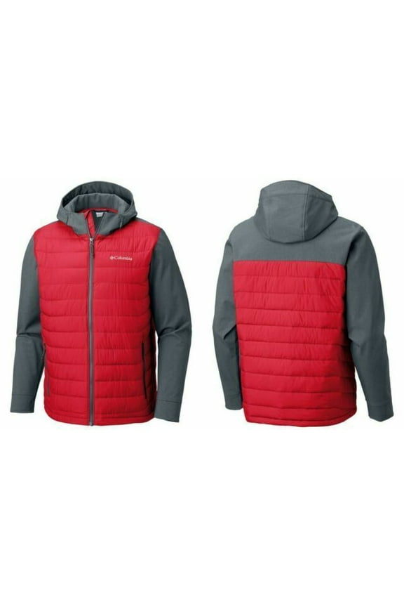 new Men's Columbia Oyanta Trail Hooded Hybrid Jacket Extra Large XL