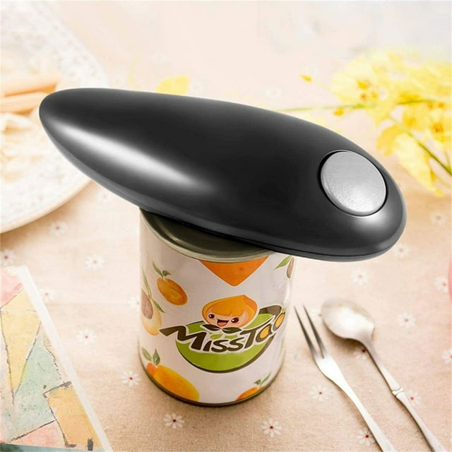 [new] No Sharp Edges Electric Can Opener Automatic Opens Most Of Cans