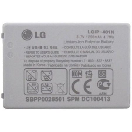 new OEM Li-Ion LGIP-401N 1250mAh 3.7V Cell Phone Battery For LG MN510 Banter Touch