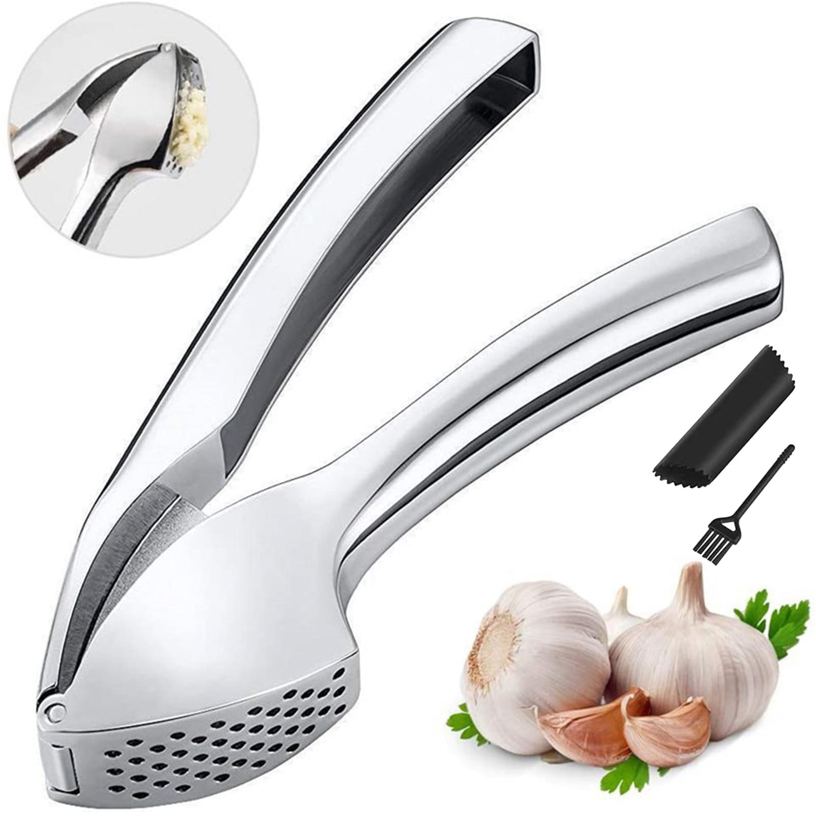 [new] Premium Garlic Super Easy To Use And Clean Garlic Crusher And