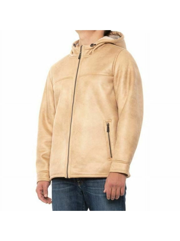 new RAINFOREST men jacket coat hooded RF2103A VGPNE water resistant beige M $300