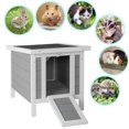 new Wood Dog Houses for Dogs Cats Weatherproof Outside Dog Kennel with