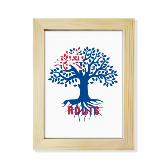 new ancestral faly flag roots desktop adorn photo frame display art painting wooden