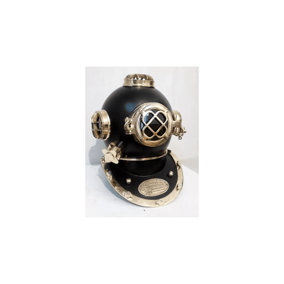 new antique Vintage Helmet(without bass) Diving Navy Divers Deep Sea Mark V Antique Vintage Us Scuba Brass Marine Home Decor