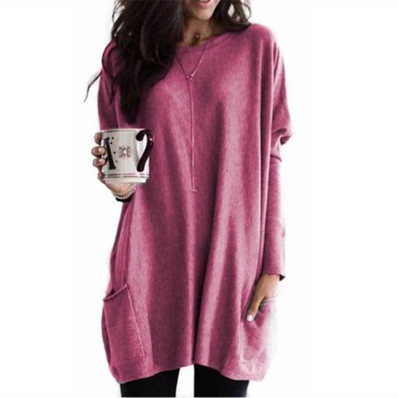 new-autumn-long-sleeve-casual-pocket-t-shirt-top-for-women