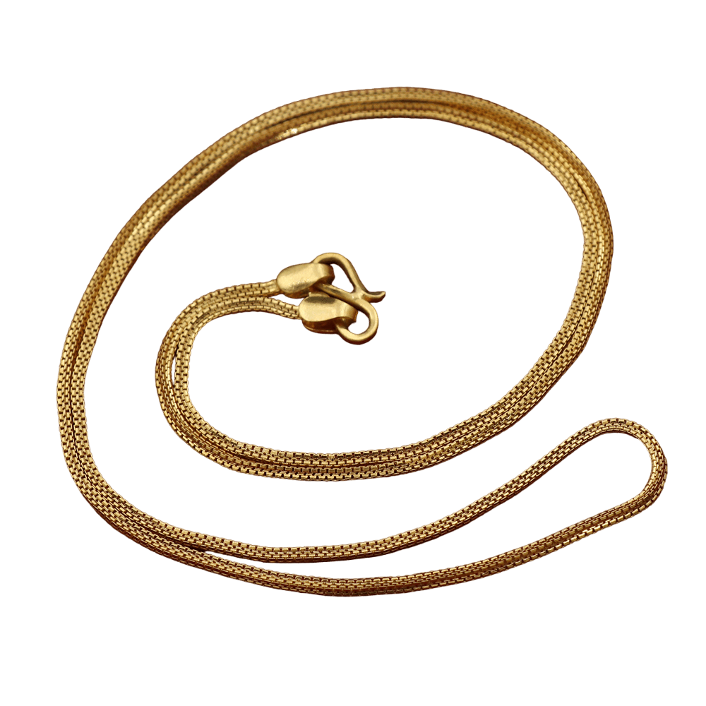 Siddhi Impex bis 916 print fine gold 17" box chain gentalman gift fine Adult Jewelry store