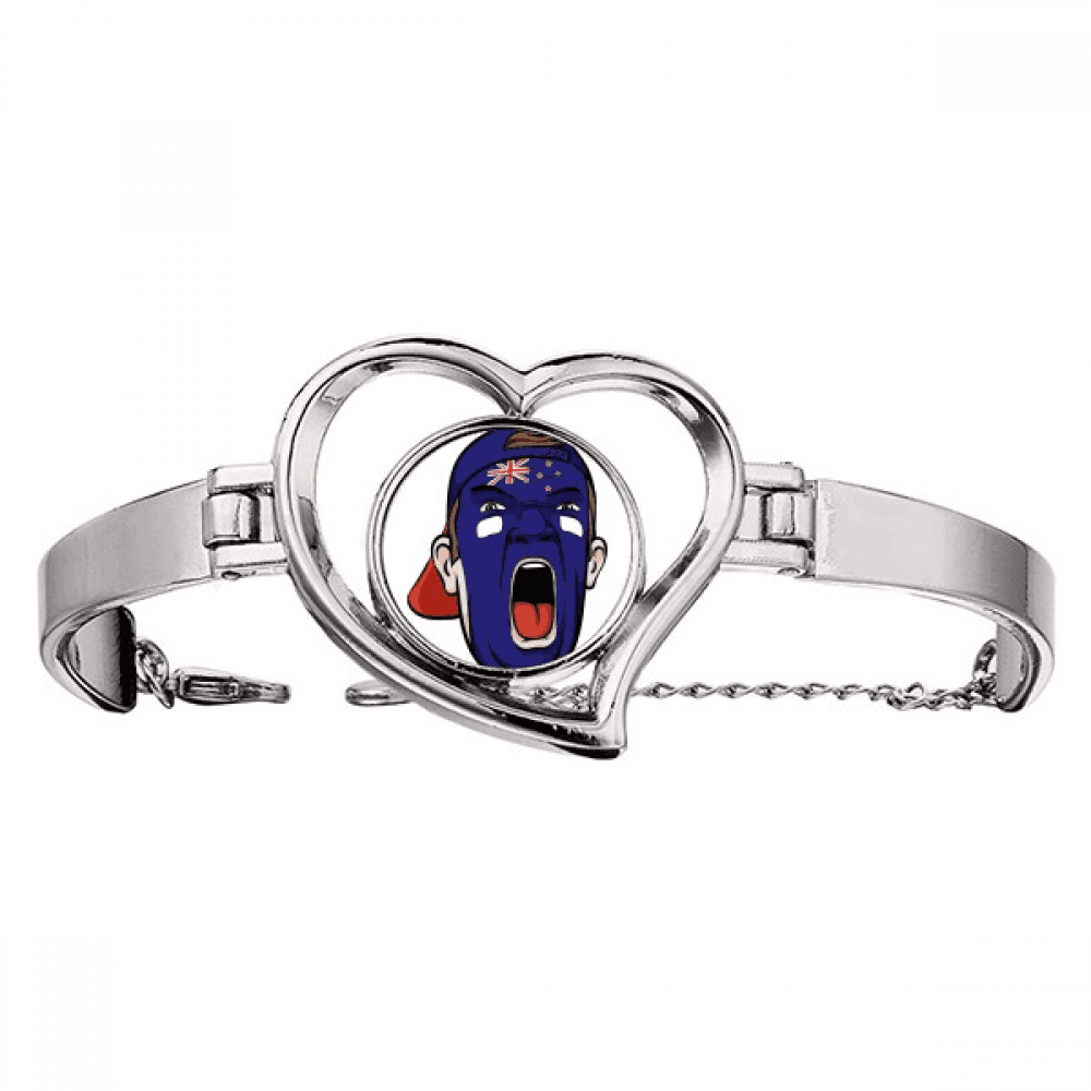 new facial makeup screang cap bracelet heart jewelry wire bangle