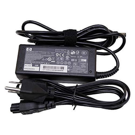 new genuine hp envy pavilion probook elitebook 65 watt smart pin ac adapter charger 19.5v 3.33a 756413-001