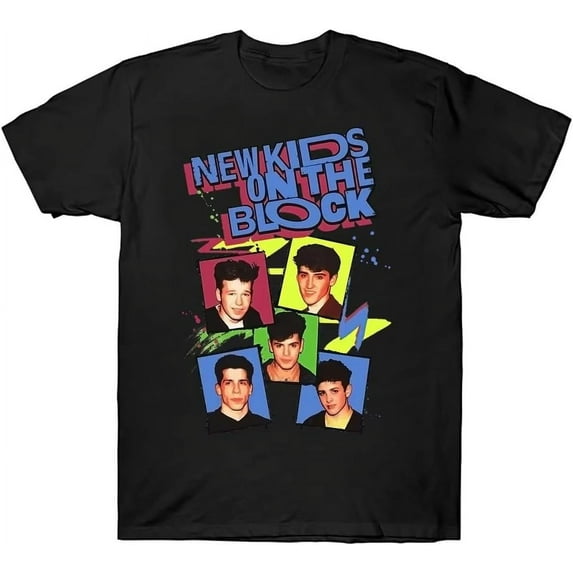 new kids on the block Shirt,Vintage T-Shirt,Short Sleeve Tee,Tank Tops,Black Shirts for Men Women