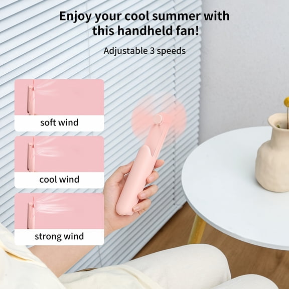 This new portable handheld fan is perfect for summer. Its foldable design makes it easy to carry. This mini fan is quiet, powerful, and ideal for outdoor activities and travel. Travel Fan | Foldable