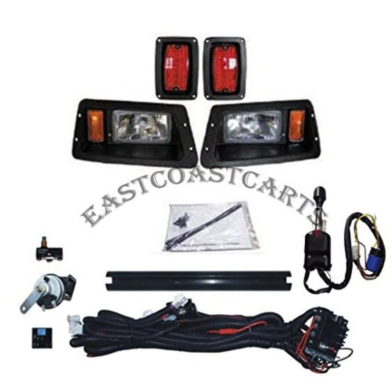 new recpro yamaha g14g22 golf cart deluxe street legal halogen light