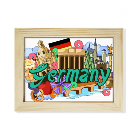 new swan st castle beer germany graffiti desktop photo frame picture art decoration painting 6x8 inch