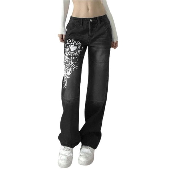 new y2k large pocket overalls fashion solid color low waist trousers women's street loose pants-As photo shows_-L