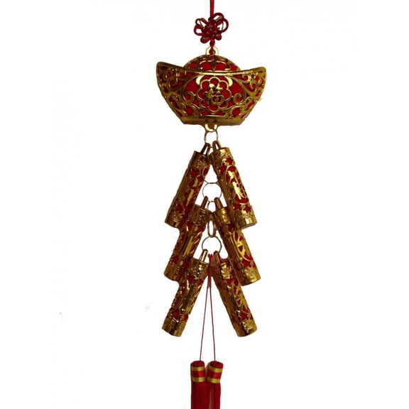 new year decoration charm - lucky firecrackers