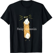 newHoly Cannoli Funny Quote Italian American Gift Sicily Lover T-Shirt