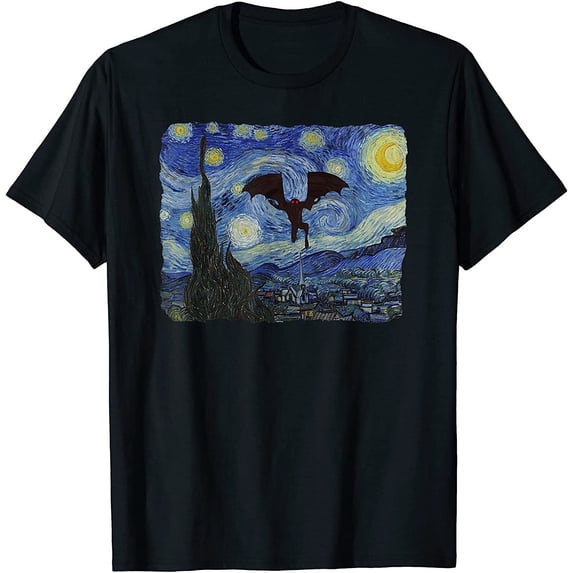 newMothman Shirt Starry Night Cryptid T-Shirt - Walmart.com