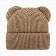thumbnail image 1 of newwalpole Baby Beanie Winter Knit Hat with Bear Ear for Infant Toddler Boys Girls Children Soft Knitted Hat Skull Cap(Khaki,6-36 Months), 1 of 7
