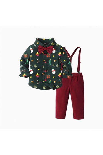 Matching Christmas Suits and Dresses for All