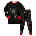 thumbnail image 1 of newwalpole Boys Cotton Outfits Long Sleeve Toddler Boys Pjs Kids Sleepwear Sets Red for Size 3-4 Years, 1 of 7