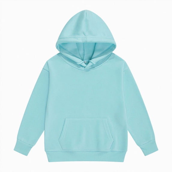 newwalpole Boys Girls Kids Sweat Pullover Hoodie Variety of Colors,Daily Wear(Light Blue,3-4 Years)