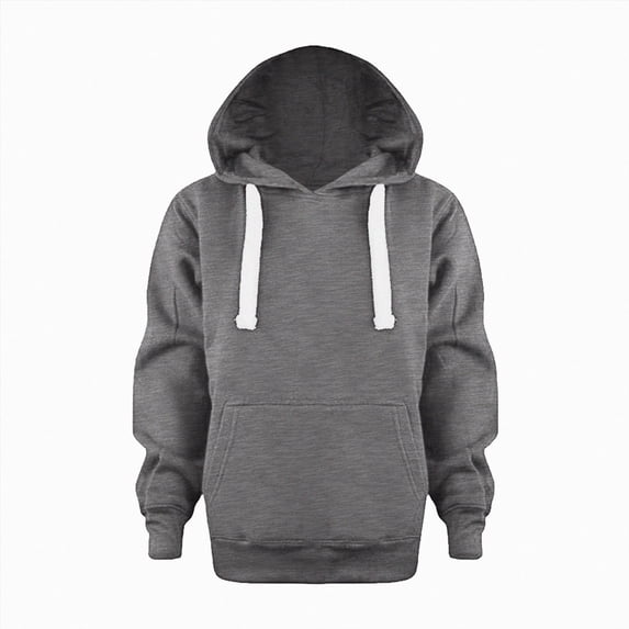 newwalpole Boys Girls Solid Soft Hooded Sweatshirt Classic Oversized Hoodies Loose Pullover Sweatshirts with Pocket for Kids(Grey,4-5 Years)