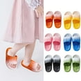 thumbnail image 1 of newwalpole Cloud Slides for Kids, Toddler Boys Girls Pillow Shower Bathroom Slippers, Non-Slip Open Toe Super Soft Comfy Thick Sole Home House Beach Clouds Cushion Slide Sandals for Indoor Outdoor, 1 of 5
