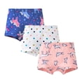thumbnail image 1 of newwalpole Girls Cotton Underwear Soft Boy Shorts Kids Boxer Briefs Panties(Pack of 3) Light Pink for Size 7-8 Years, 1 of 2