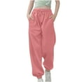 thumbnail image 1 of newwalpole Girls Fleece Sweatpants Kids Winter Sweat Pants Athletic Joggers Clothes for Teen Girls Pink for Size 5-6 Years, 1 of 5