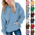 thumbnail image 1 of newwalpole Girls Oversized Hoodies Fleece Pullover Sweatshirts Kids Fashion Casual Outfits Fall Winter Clothes Wine for Size 5-6 Years, 1 of 5