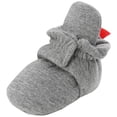 thumbnail image 1 of newwalpole Infant Baby Boy Girl Cozy Fleece Bootie Newborn Stay On Slipper Winter Warm Gripper Non-Slip Crib Shoes Dark Gray for Size 5.5, 1 of 7